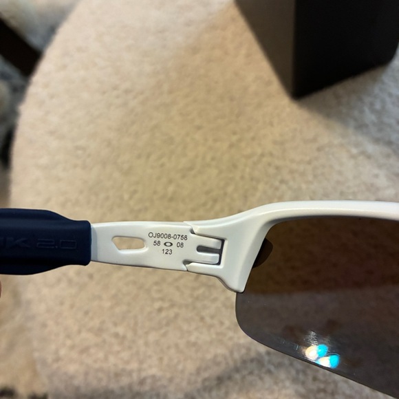 Oakley Flak XXS (Youth Fit) Matte White/Prizm Sapphire